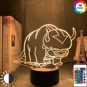 Bull bull fighting 3d lamp