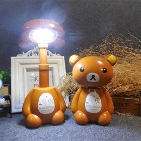 Cartoon charging folding small lamp