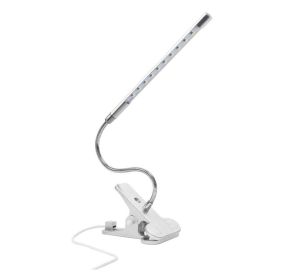 Clip on LED USB Light Flexible Reading Touch Desk Lamp