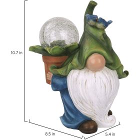 Meditation Dwarf Statue American Country Solar Luminous Dwarf Fairy Ornaments Garden Lawn Decoration