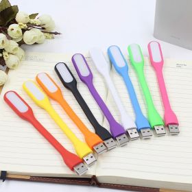 Creative Bendable Mini USB Charging Treasure Night Light Laptop Portable USB Light Eye Protection Light Reading Light 1pc Random Color